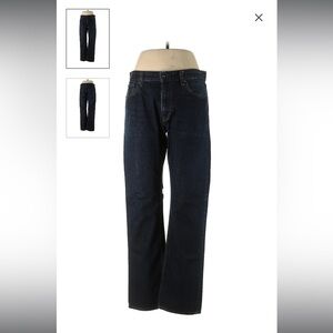 Uniqlo straight leg dark wash jeans sz.33